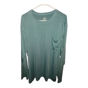 Essentials Teal Crew Neck Top